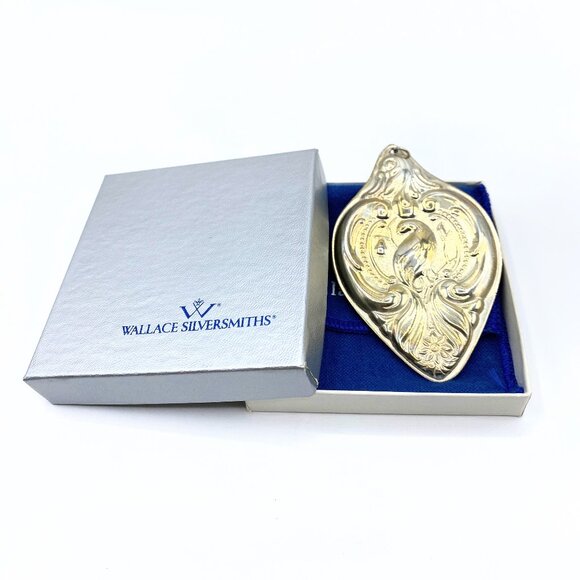 Wallace Sterling Twelve Days of Christmas Ornament Partridge in a Pear Tree XN08